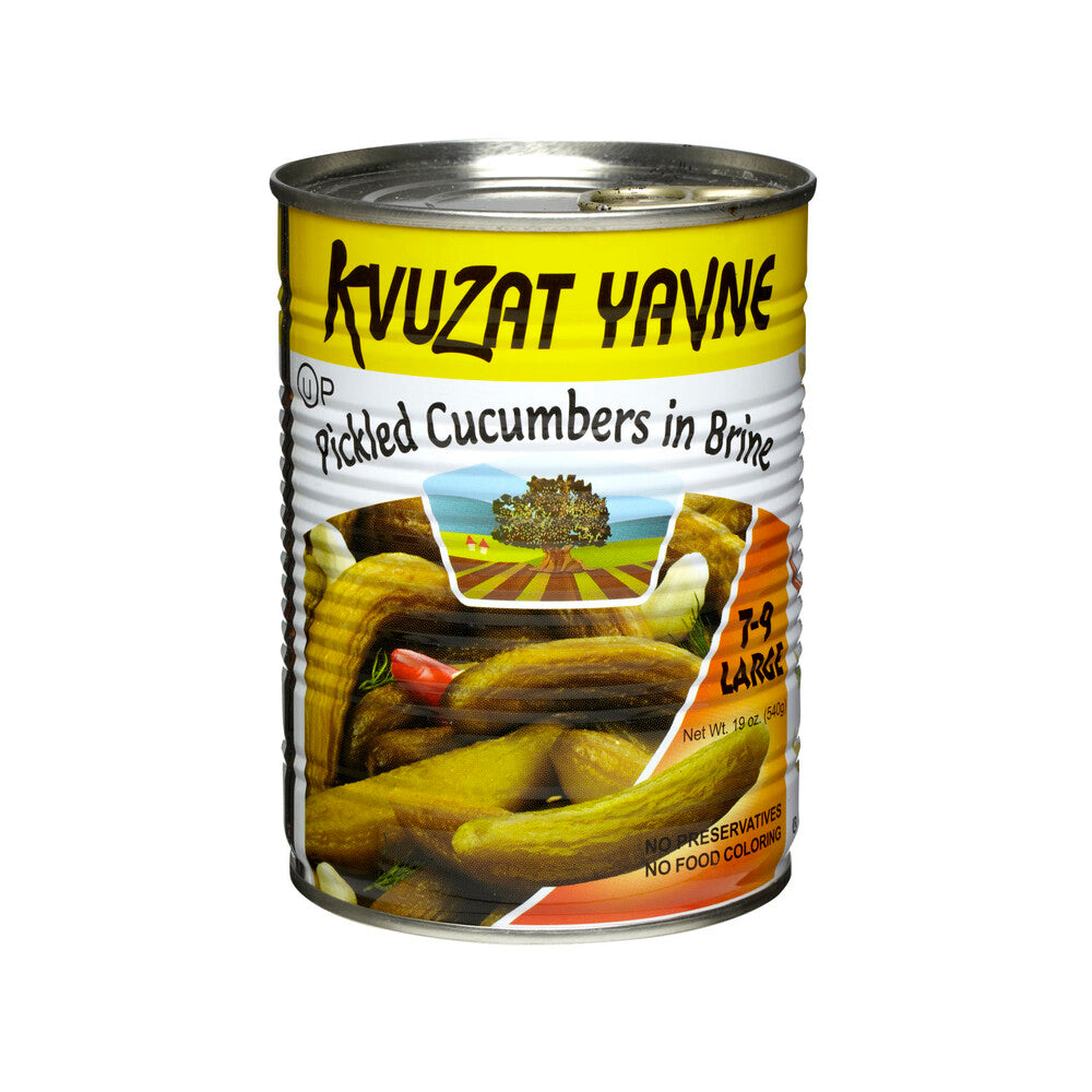 Kvuzat Yavne Pickled Cucumbers In Brine - 540g