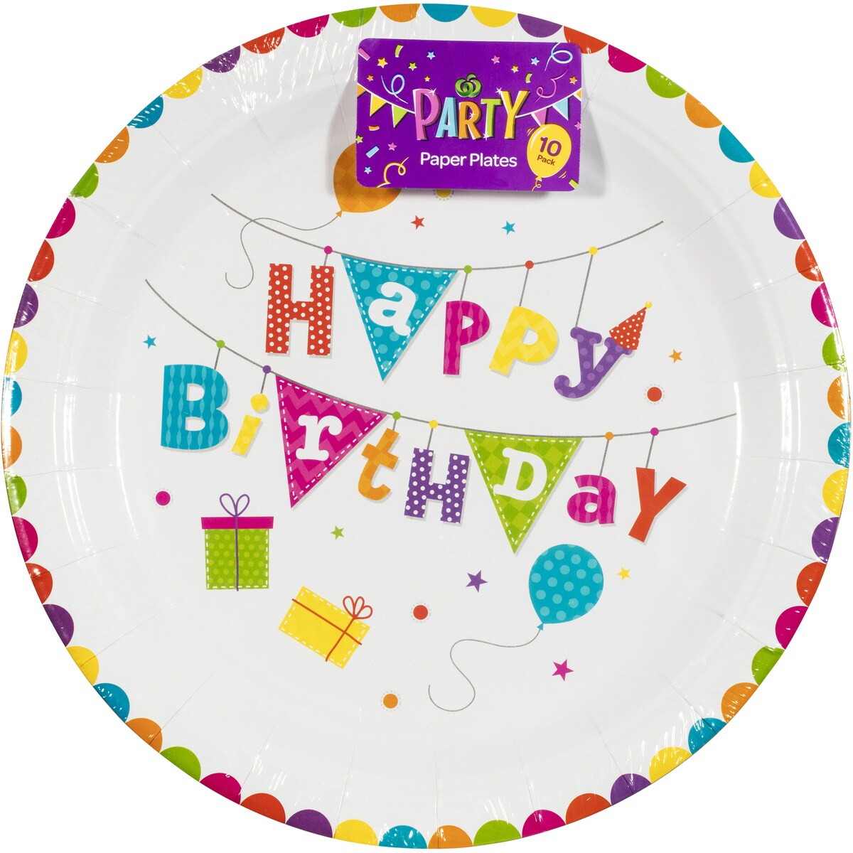 Party Entertaining Paper Plates 10 Pack
