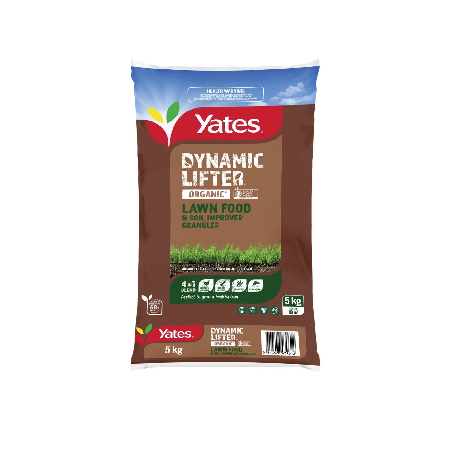 Yates Dynamic Lifter Lawn Food - 5kg