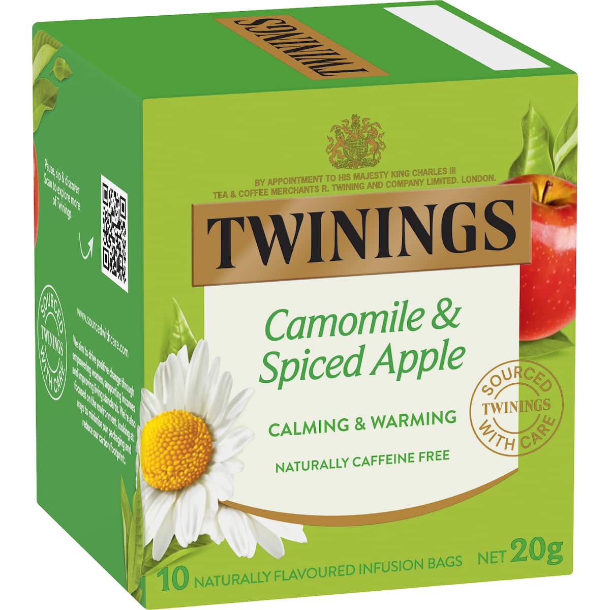 Twinings Camomile & Spiced Apple Tea Bags 10 Pack