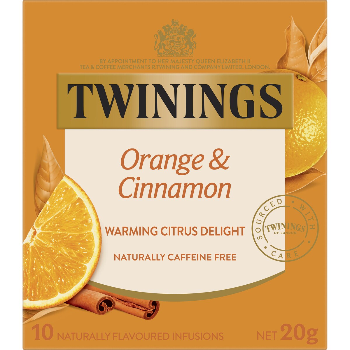 Twinings Orange & Cinnamon Tea Bags 10 pack