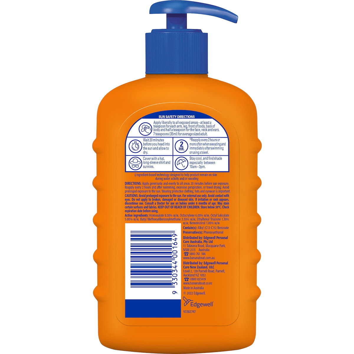 Banana Boat Spf 50+ Sport Sunscreen Lotion 400g