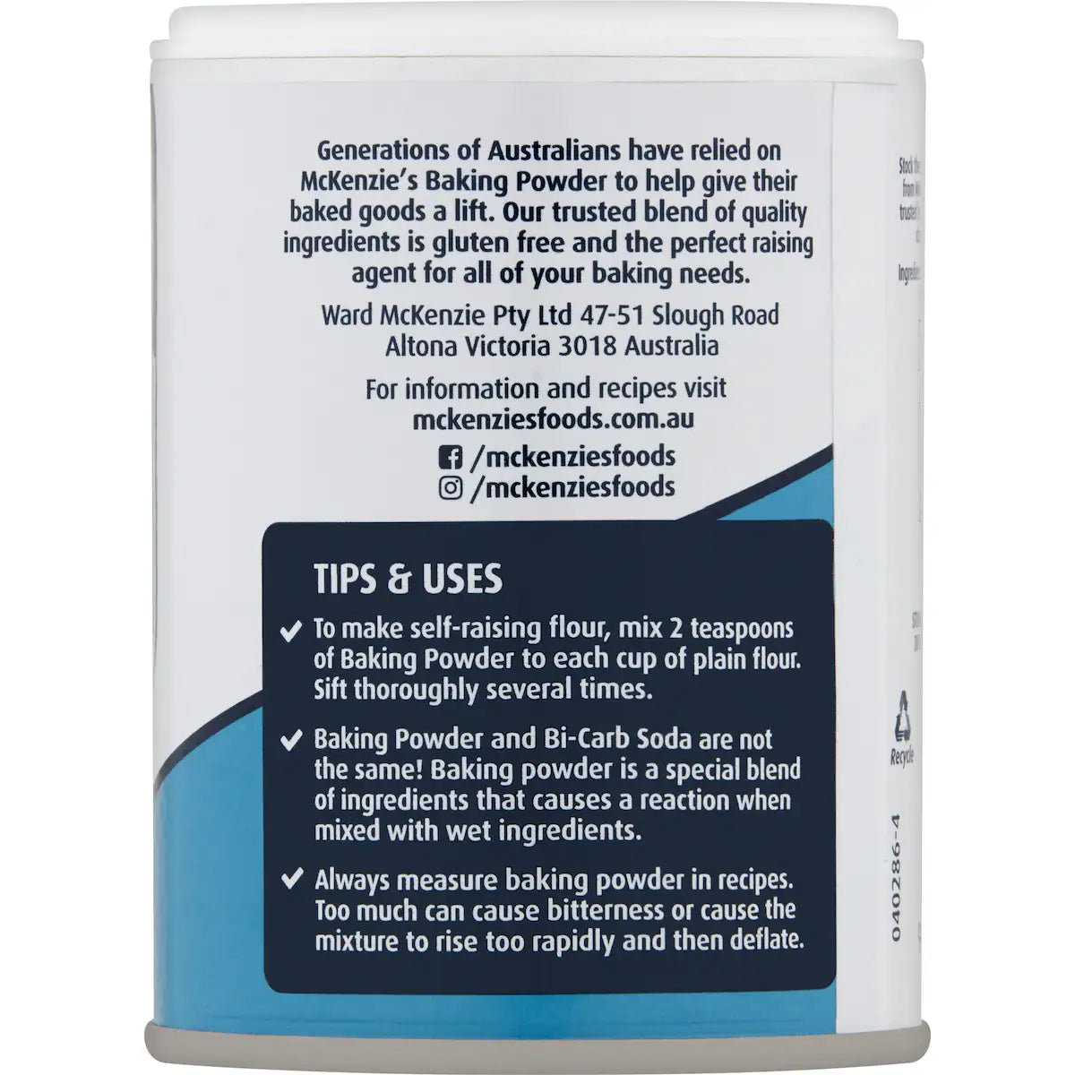 Mckenzie's Baking Powder | 125g