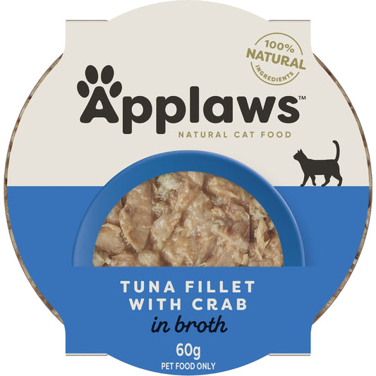 Applaws Tuna & Crab Tin Wet Cat Food 60g