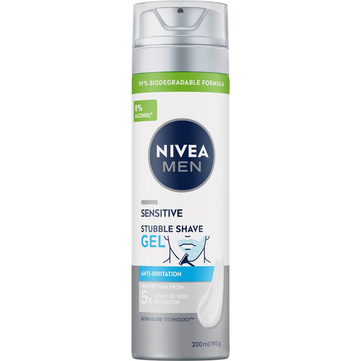 Nivea Men Sensitive Anti-irritation Stubble Shaving Gel 200ml
