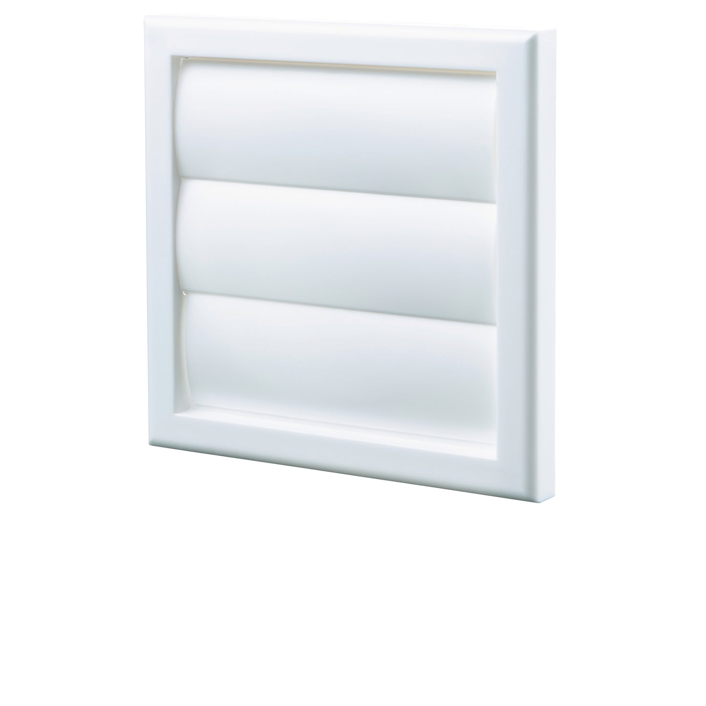 Blauberg White Square Gravity Grille - 100mm