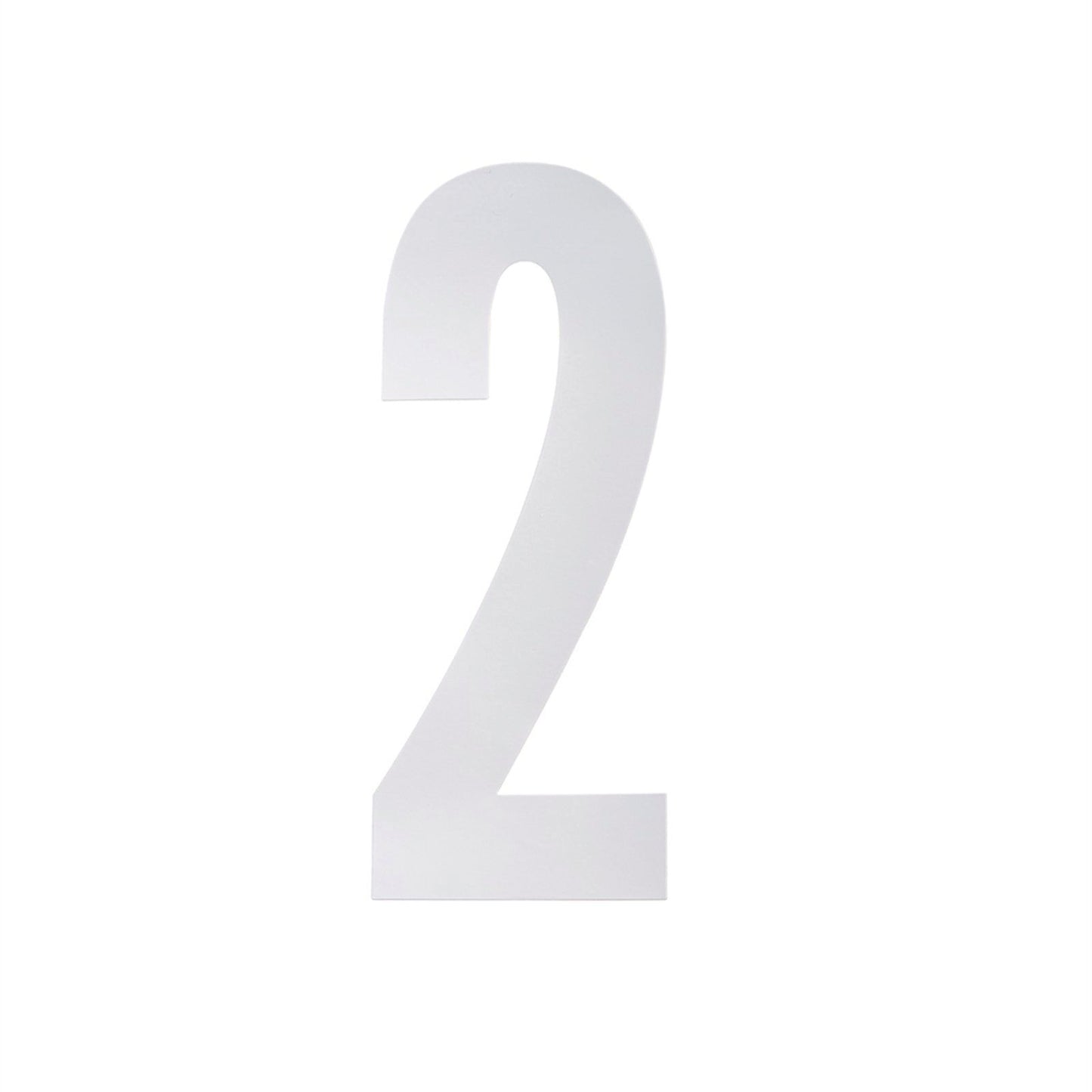 Sandleford Wheelie Bin Number 2 - 175mm - White - 2 Pack