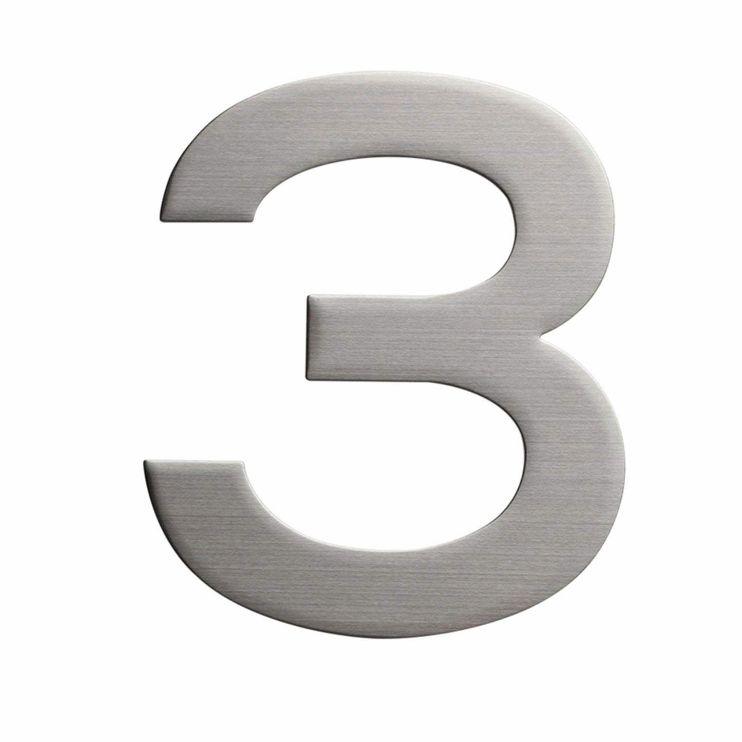 Sandleford Stainless Steel House Number 3 - 150mm