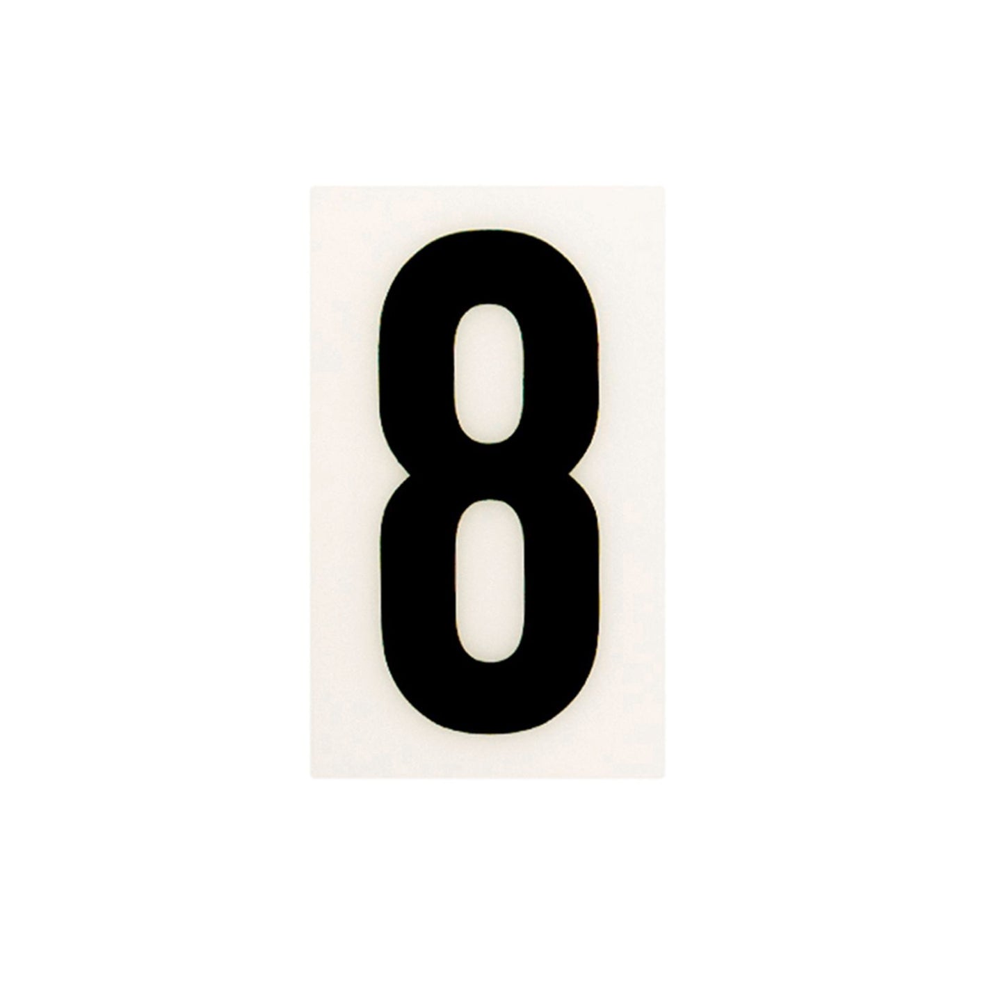 Sandleford Self Adhesive House Number 8 - 85mm - White