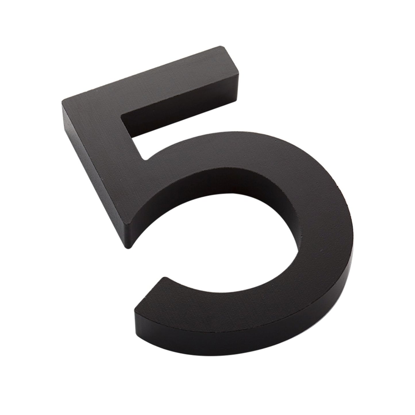 Sandleford House Number 5 - 100mm - Black Edge