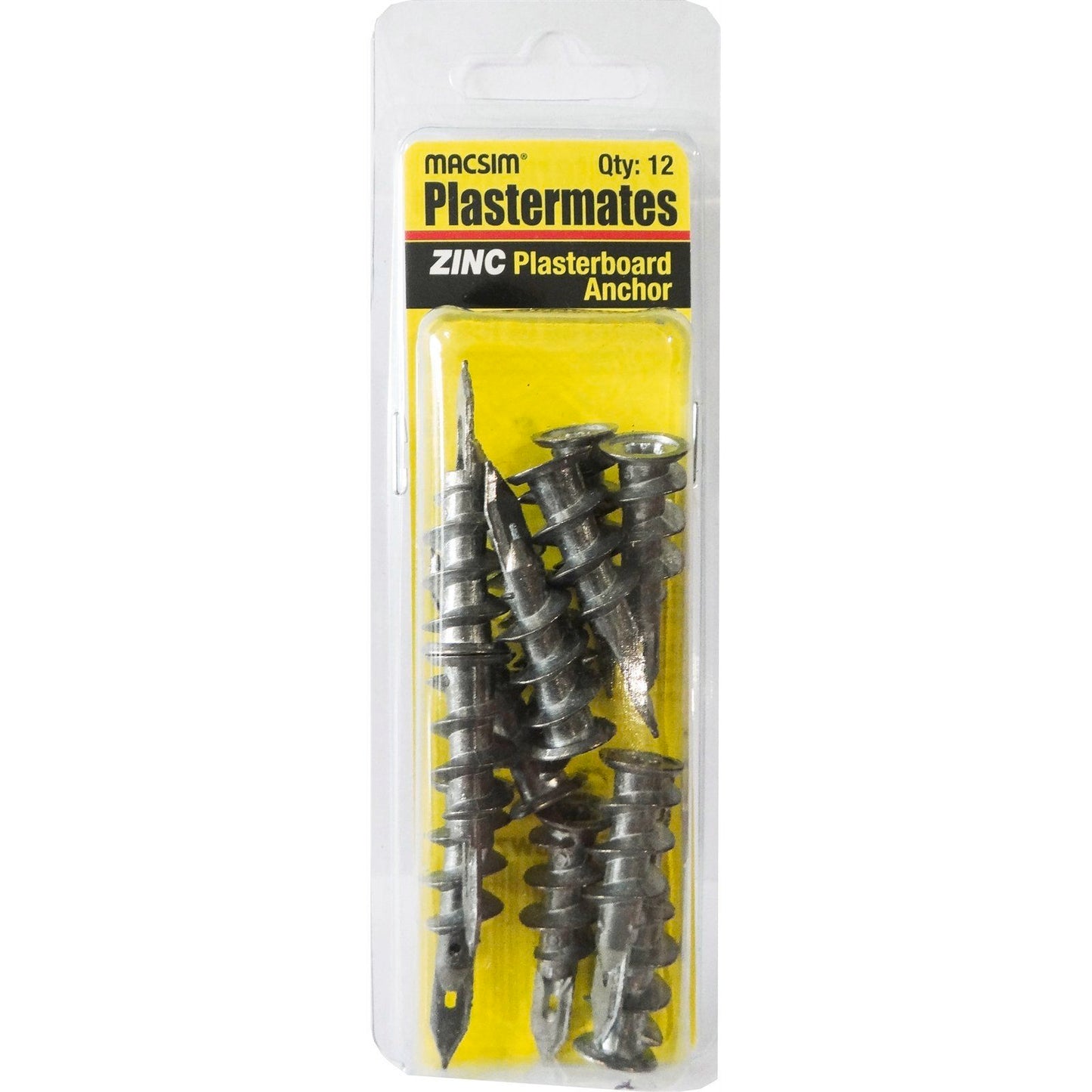 Macsim Plastermate Anchor - 42mm - 12 Pack