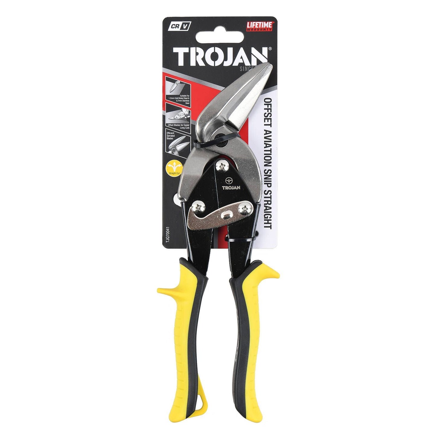 Trojan Offset Aviation Snip Straight