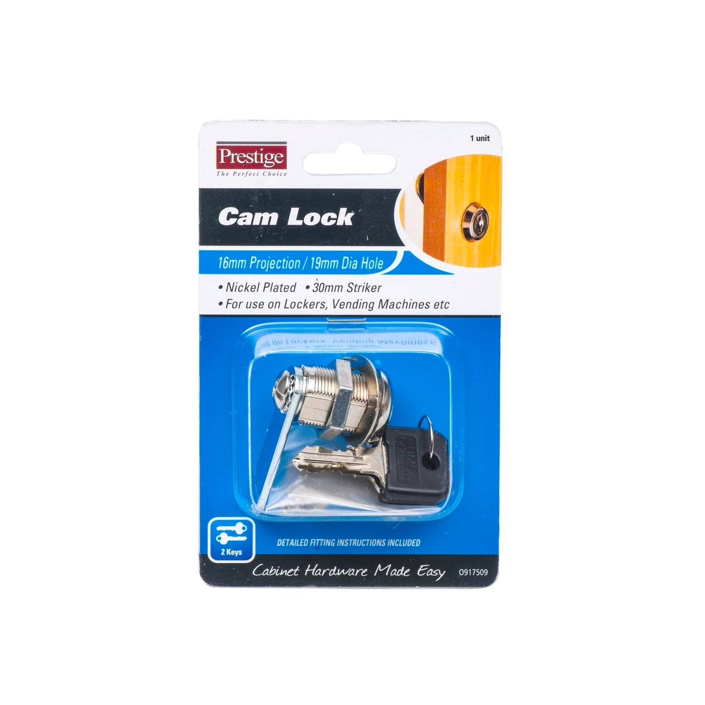 Prestige Cam Lock - 16mm
