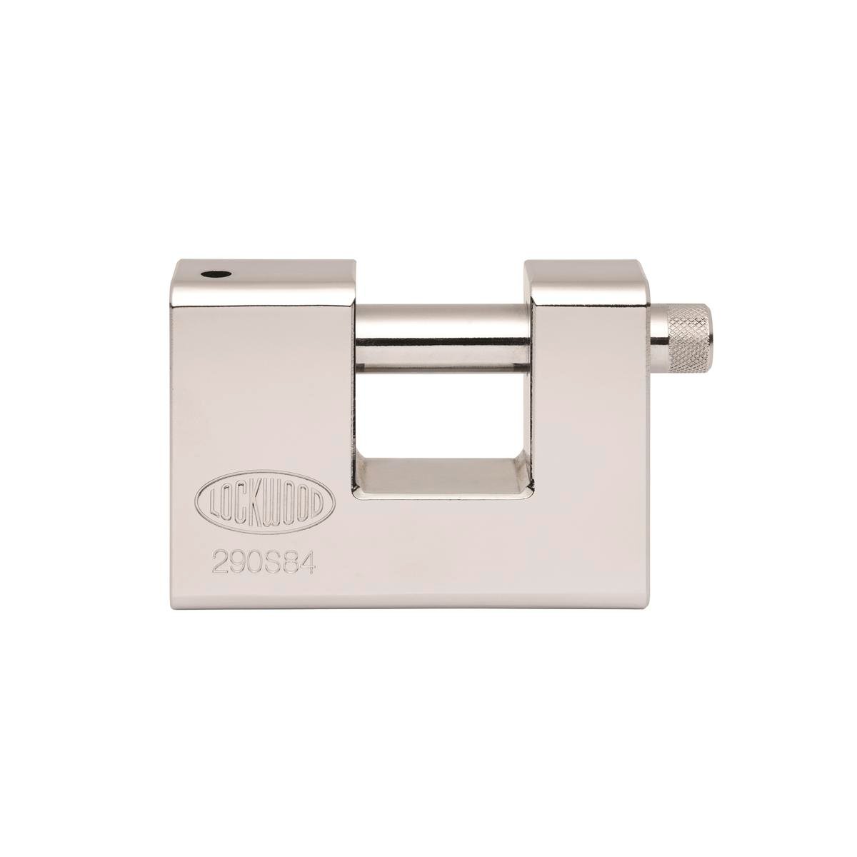 Lockwood 84mm Monoblock Padlock Steel Alloy Tough Security Lock