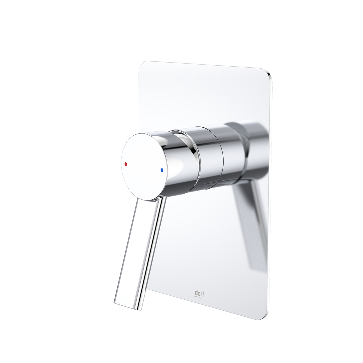 Dorf Chrome Bath Shower Mixer - 125mm