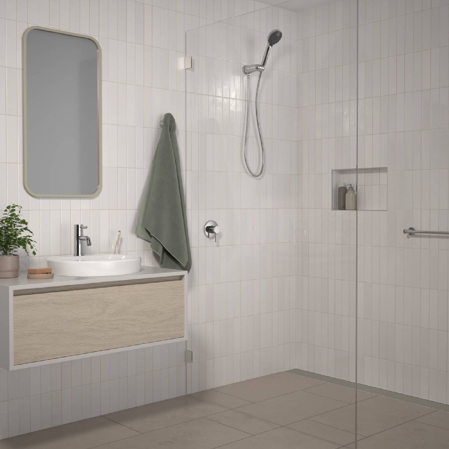 Flexispray Matte Black Basin Mixer - 52 x 150 x 135mm
