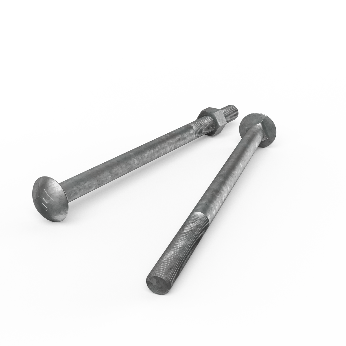 Zenith M16 x 260mm - Hot Dip Galvanised Cup Head Bolts & Nuts