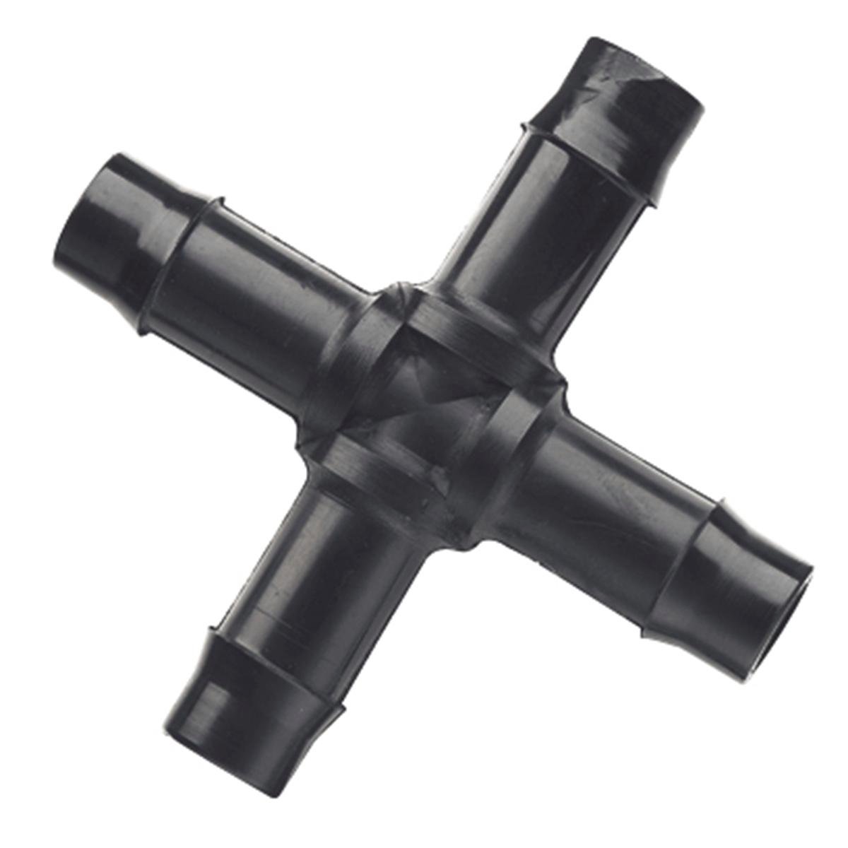 Pope 13mm Barbed Cross - 5 Pack - Polypropylene - Secure Flow Connection