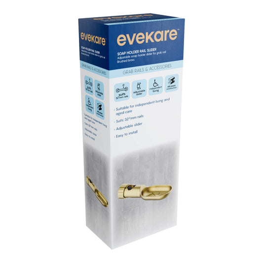 Evekare Soap Holder - 32mm - Brushed Brass