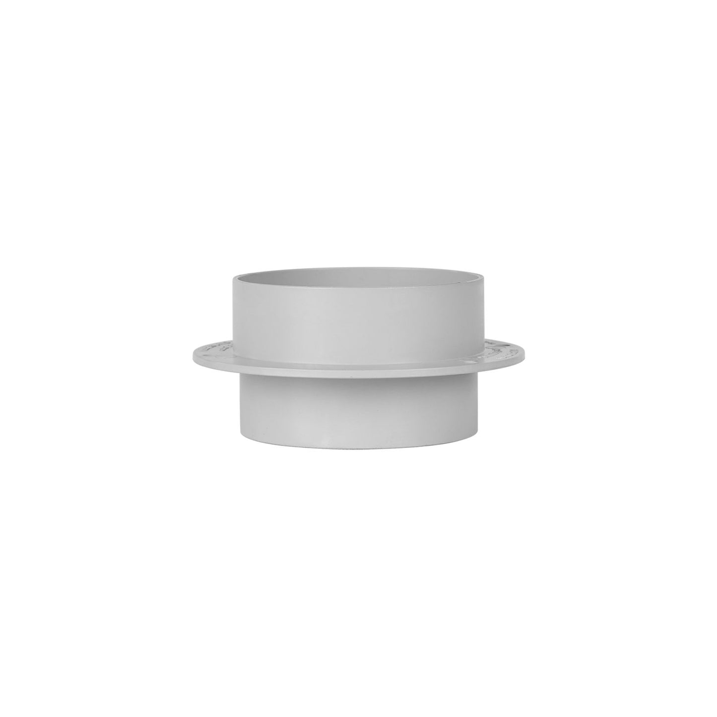 Rain Harvesting Flanged Tank Overflow - 90mm - Grey