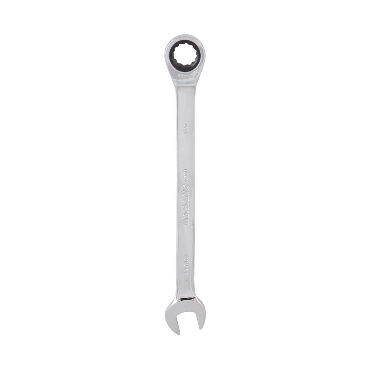 Kincrome Gear Spanner - 11mm - Chrome Vanadium Steel - Ratcheting