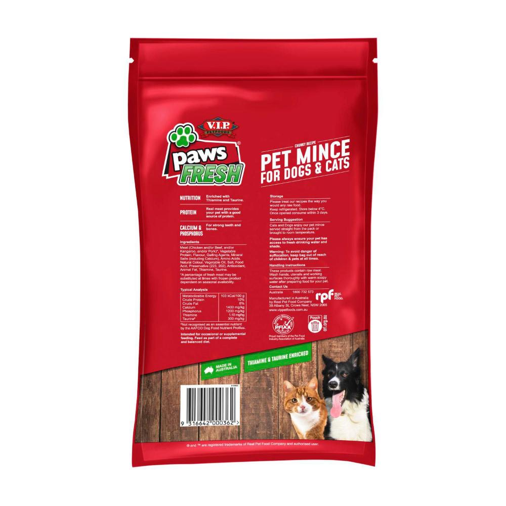 Paws Beef Mince Dog Food - 1 KG