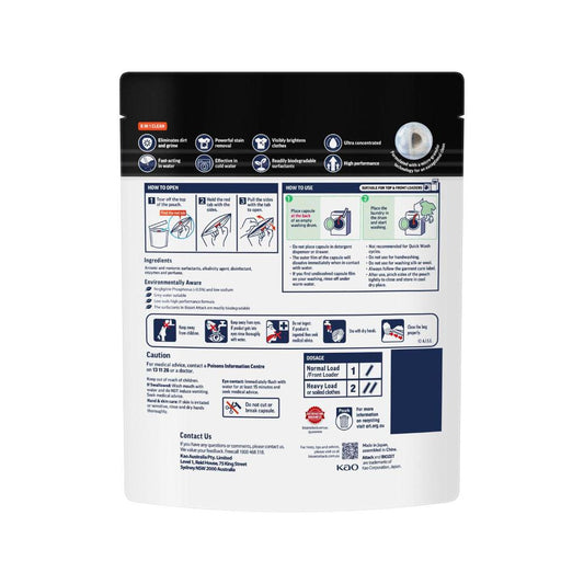 Biozet Attack Power Laundry Capsules 8 In 1 ean - 30 pack