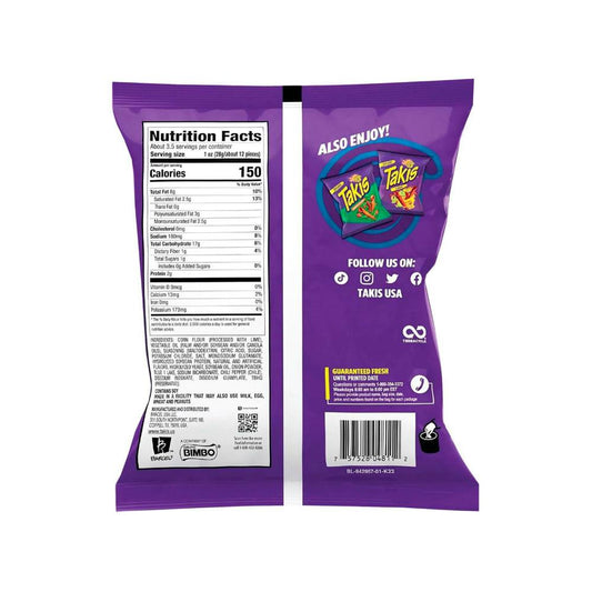 Takis Blue Tortilla Chips 92.3g - 92.3 GRAM