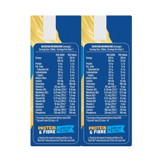 Sanitarium Up&go Cereal Banana 6x250ml - 1.5L
