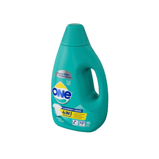 One 4 In 1 Laundry Liquid Fresh Scent - 2L