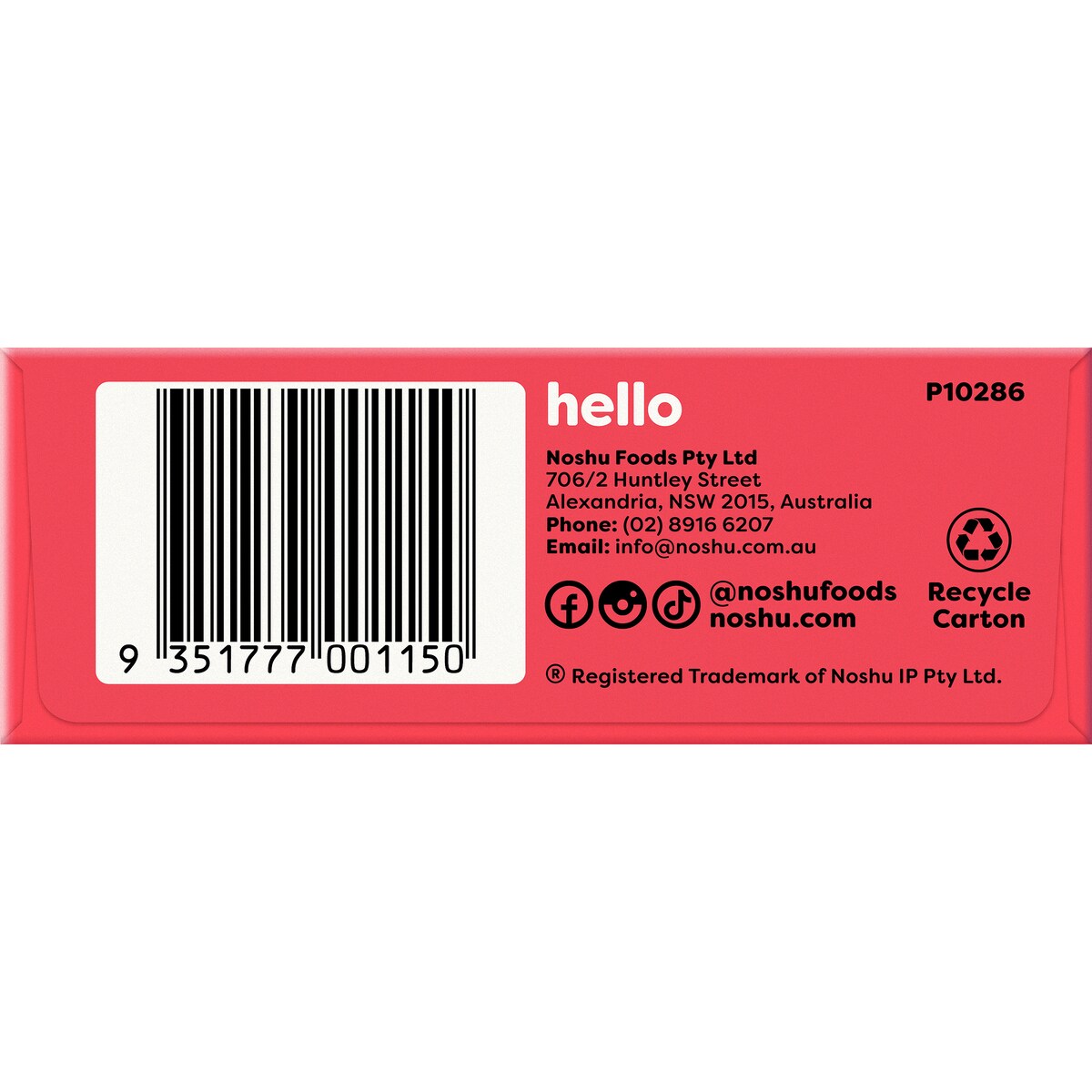 Noshu 99% Sugar Free Fudgy Brownies Mix 300g