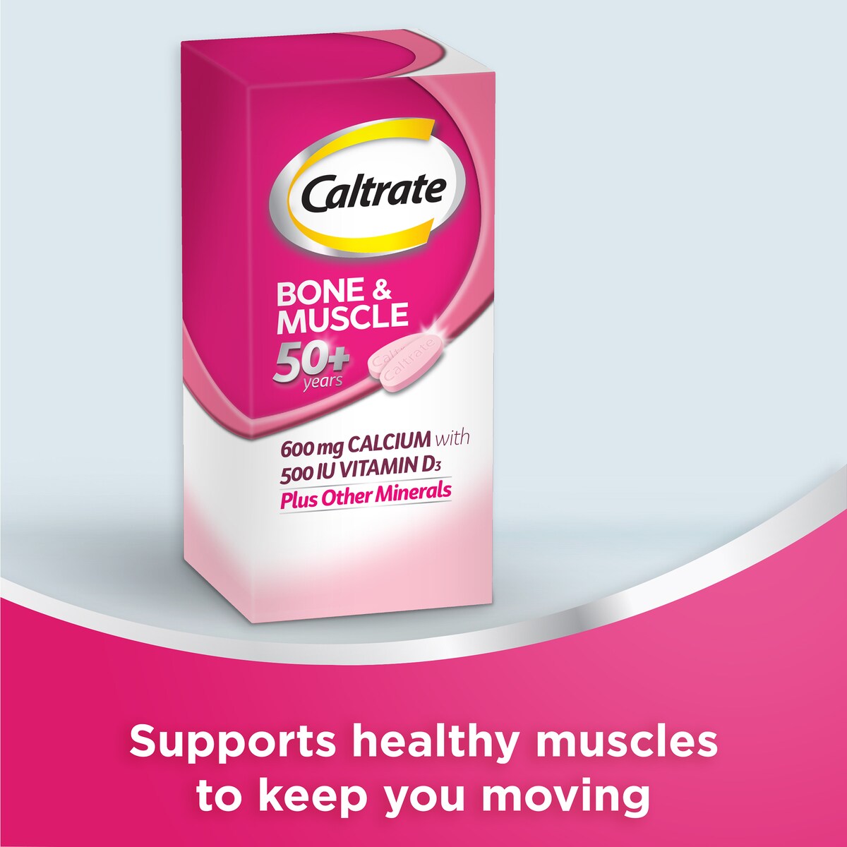 Caltrate Bone & Muscle 50 Plus With Calcium & Vitamin D3 100 pack