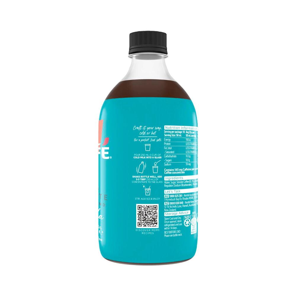 Nescafe Espresso Coffee Concentrate Vanilla - 500mL