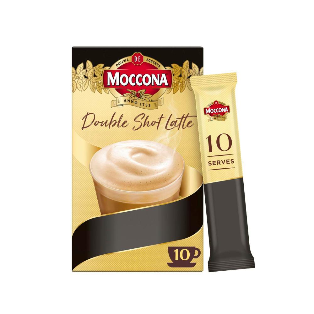 Moccona Double Shot Latte Coffee Sachets - 10 pack