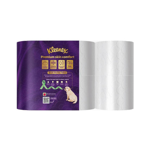 Kleenex 3-ply Luxury Quilts Air Cushion Softness Toilet Tissue - 6 pack