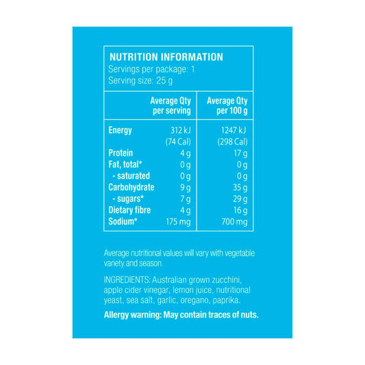 Nudus Bites Zuchinni Chips Cracking Seasalt - 20g