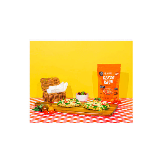 Get Ya Yum On 60 Sec Keto Pizza Base Value Pack - Herb And Garlic - 5 Individua ... 300g