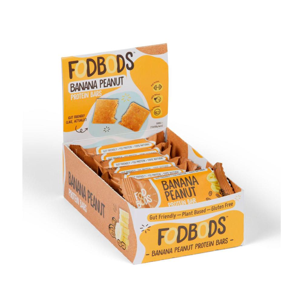 Fodbods Gut Friendly Protein Bar Banana Peanut - 50g