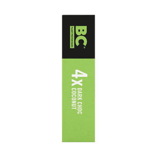 BC Snacks Plant Protein Bar Dark Choc Coconut 6 (4 x 40g) - 160g