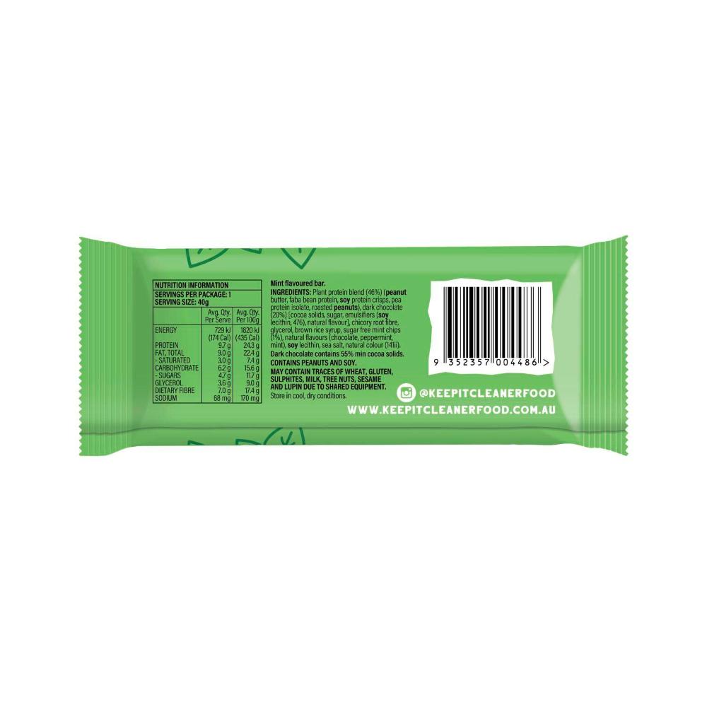 Keep It Cleaner Plant Based Protein Bar Mint Crisp - 40g