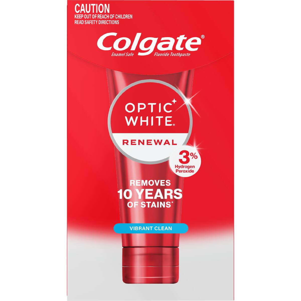 Colgate Teeth Whitening Toothpaste Optic White Renewal Vibrant 85g