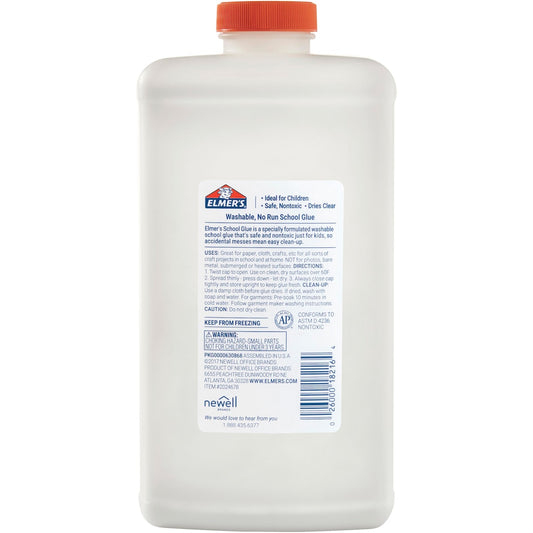 Elmer's Liquid School Glue Non Toxic 946ml