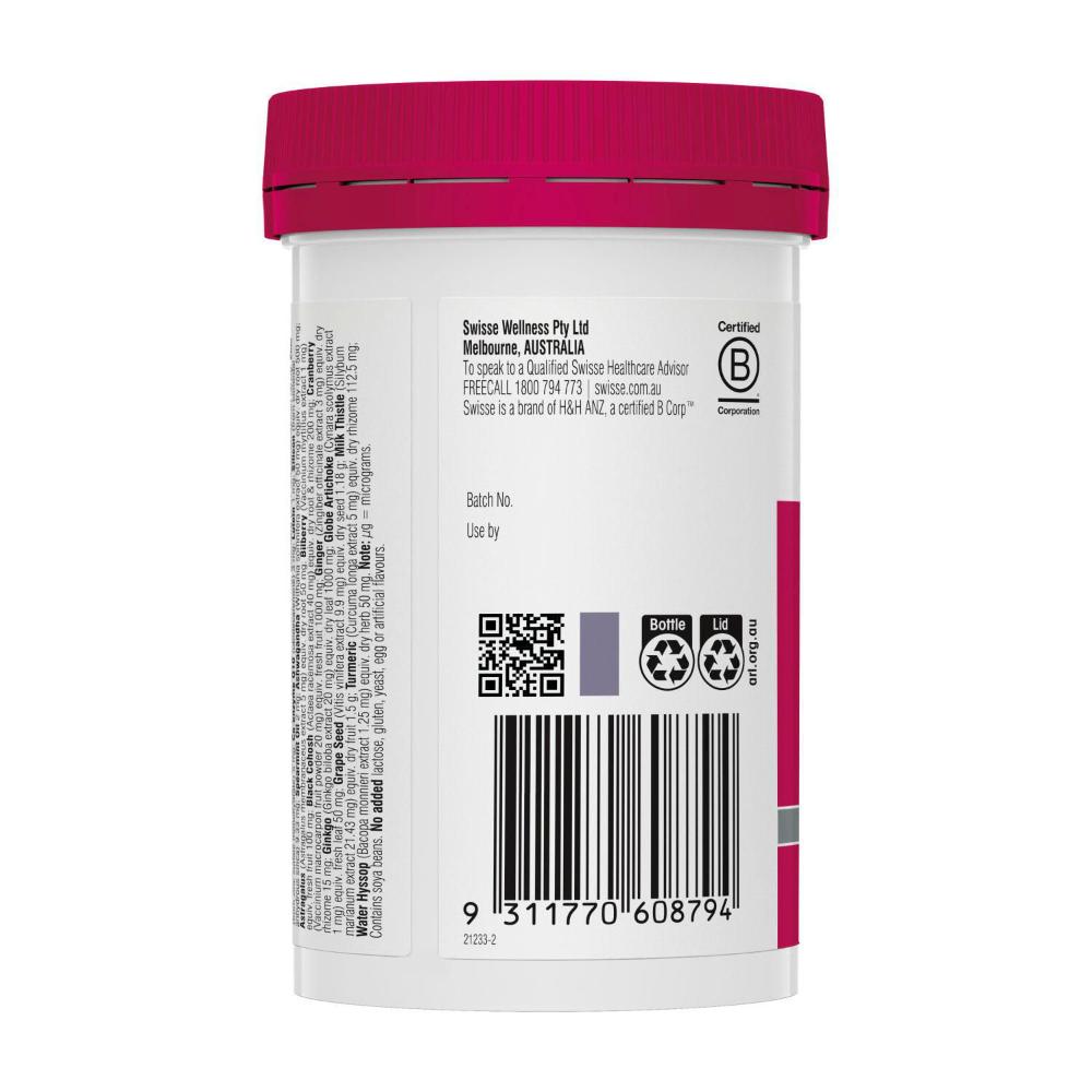 Swisse Ultivite Women's 50+ Multivitamin With Key Nutrients - 90 pack
