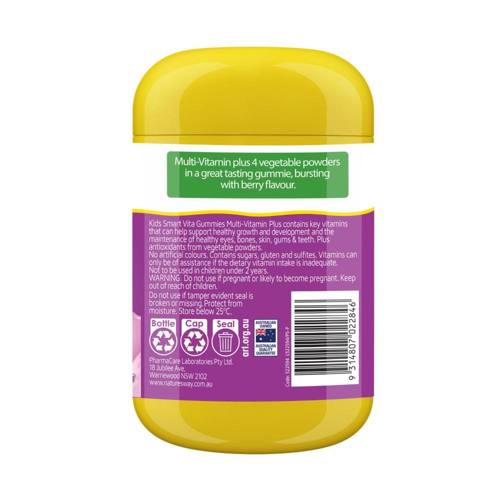 Nature's Way Kid Smart Vita Gummies Multi-vitamin Plus - 120 Pack