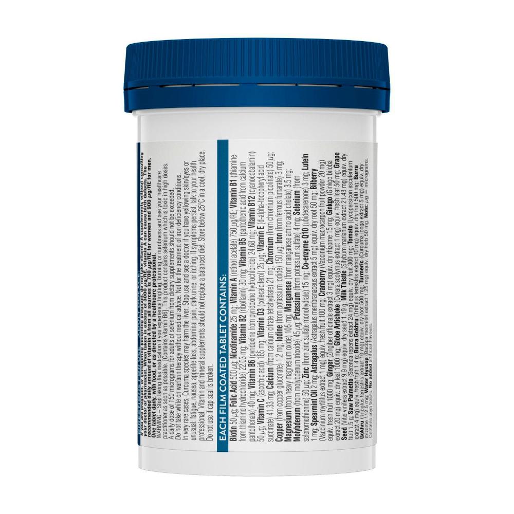 Swisse Ultivite Men's 50+ Multivitamin With Key Nutrients - 90 pack
