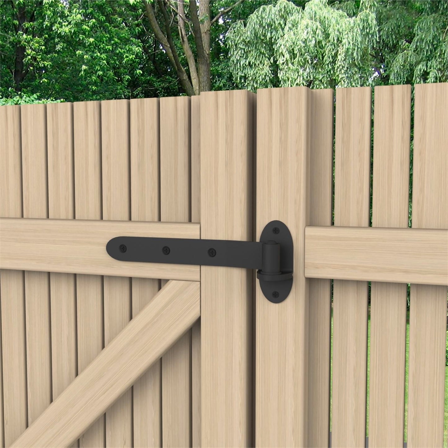 Zenith Lift Off Strap Hinge - 300mm - Matte Black