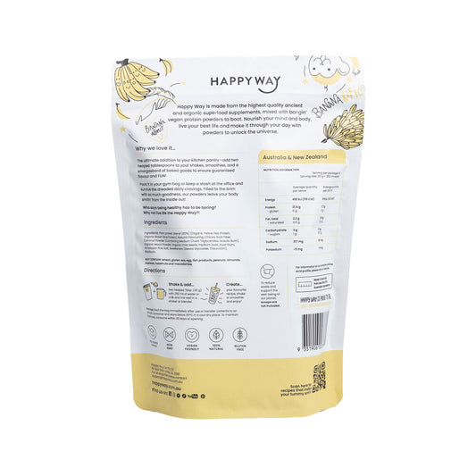 Happy Way Vegan Protein Powder Banana - 500g