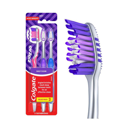 Colgate Zig Zag Soft Toothbrush - 3 Pack