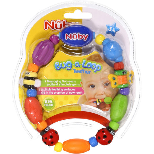 Nuby Teether Bug-a-loop Each
