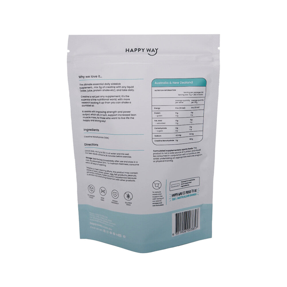 Happy Way Creatine Powder Monohydrate - 300g